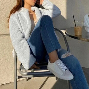 J Slides Lacee Laser Leather Sneaker